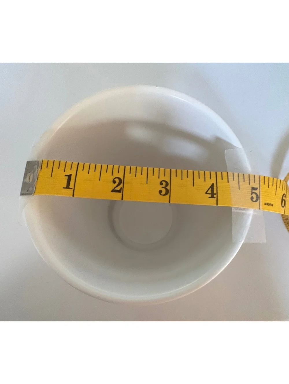 White ceramic pot plant